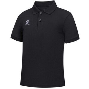 Kelme Childrens/Kids Logo Dri-FIT Polo Shirt / Black